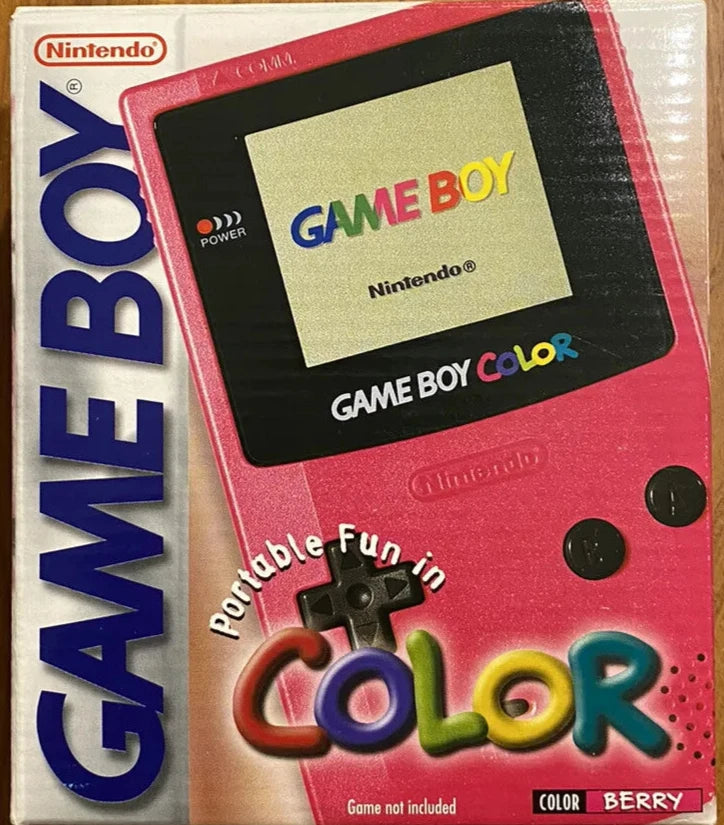 Nintendo Game Boy Color Console (Berry with Backlight) - (GBC) Game Boy Color [Pre-Owned] Consoles Nintendo   