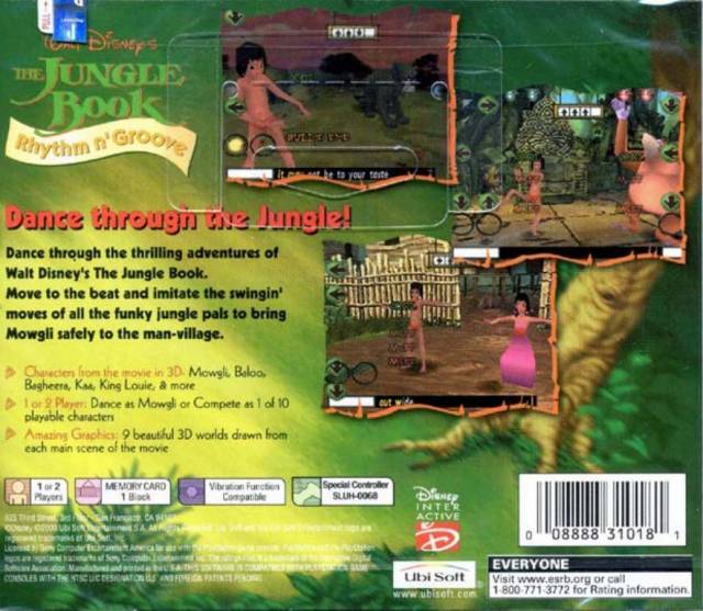 Walt Disney's The Jungle Book: Rhythm N'Groove - (PS1) PlayStation 1 [Pre-Owned] Video Games Ubisoft   