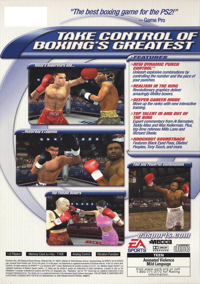 Knockout kings deals ps2