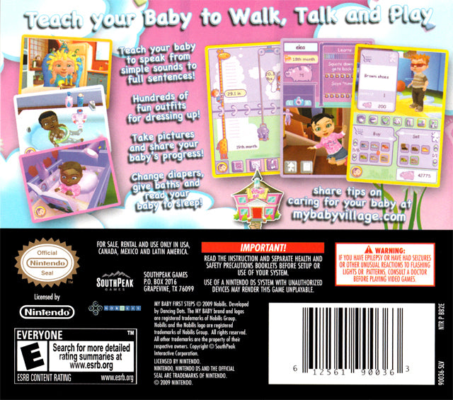 My Baby: First Steps - (NDS) Nintendo DS [Pre-Owned] Video Games SouthPeak Games   