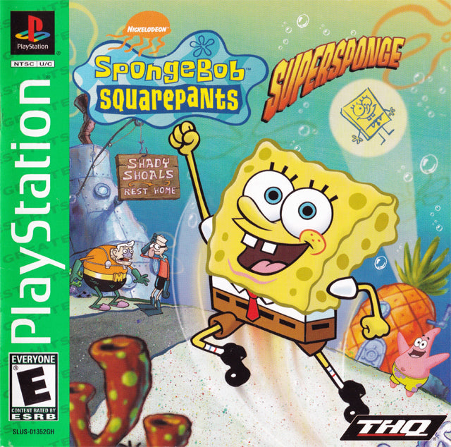 SpongeBob SquarePants: SuperSponge (Greatest Hits) - (PS1) PlayStation ...