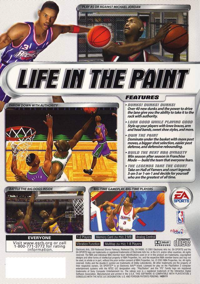 Nba live best sale 2002 ps1