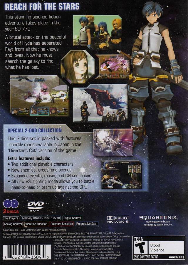 Star ocean clearance ps2