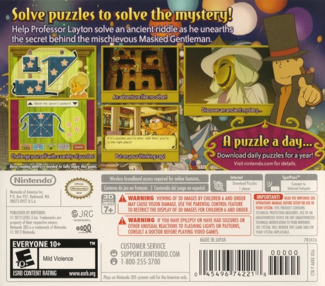 Professor layton clearance 3ds download