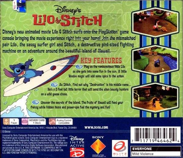 Lilo and online stitch ps1