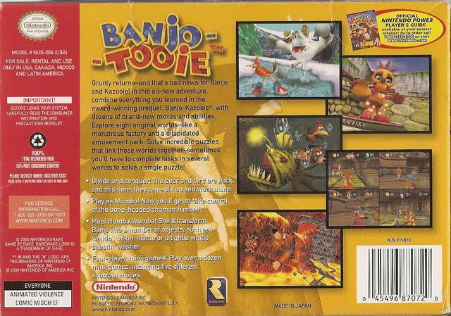 Newest Banjo-Tooie for Nintendo 64