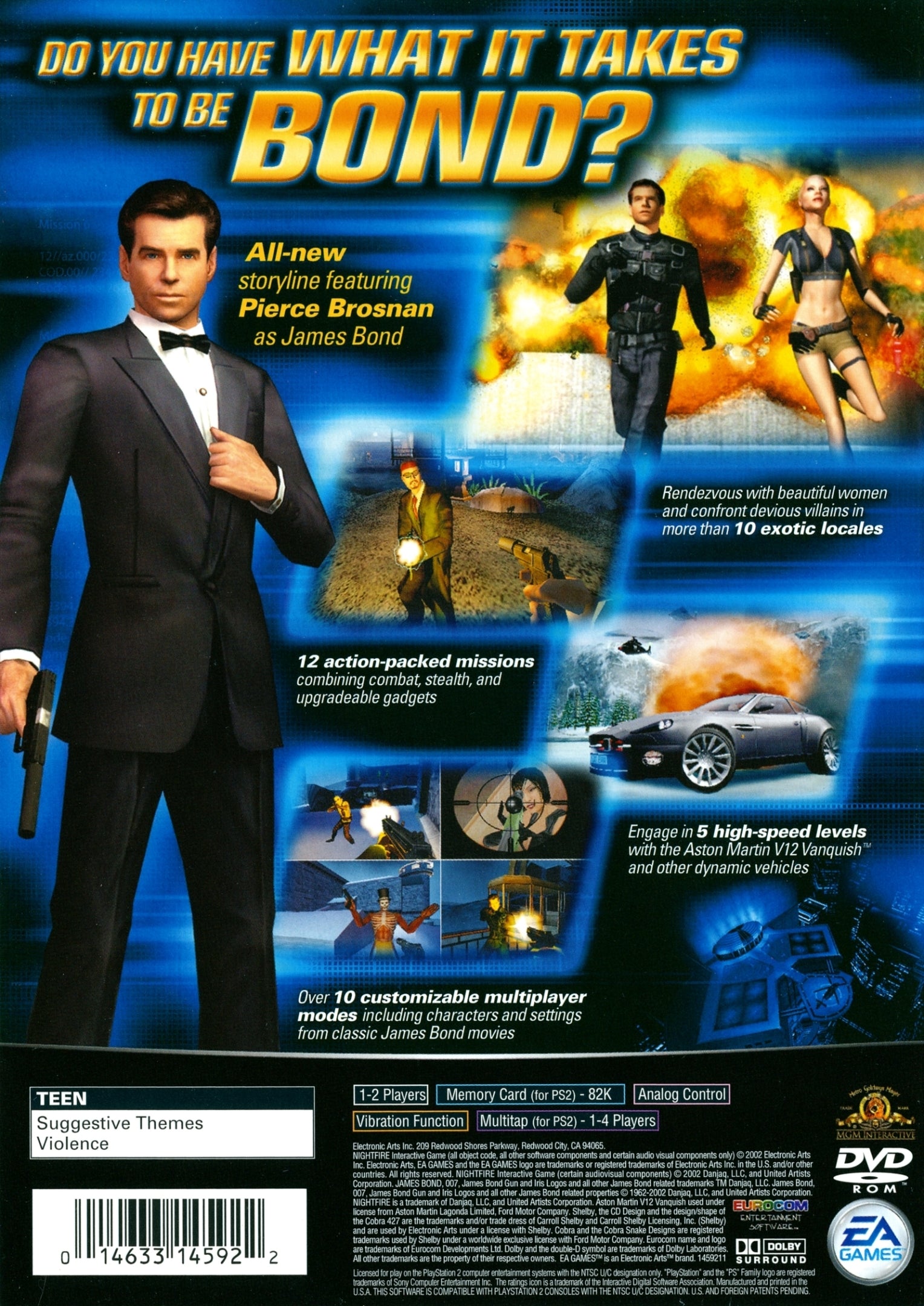 007: Nightfire - (PS2) PlayStation 2 [Pre-Owned] | J&L Game