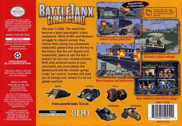 BattleTanx: Global Assault - (N64) Nintendo 64 | J&L Game