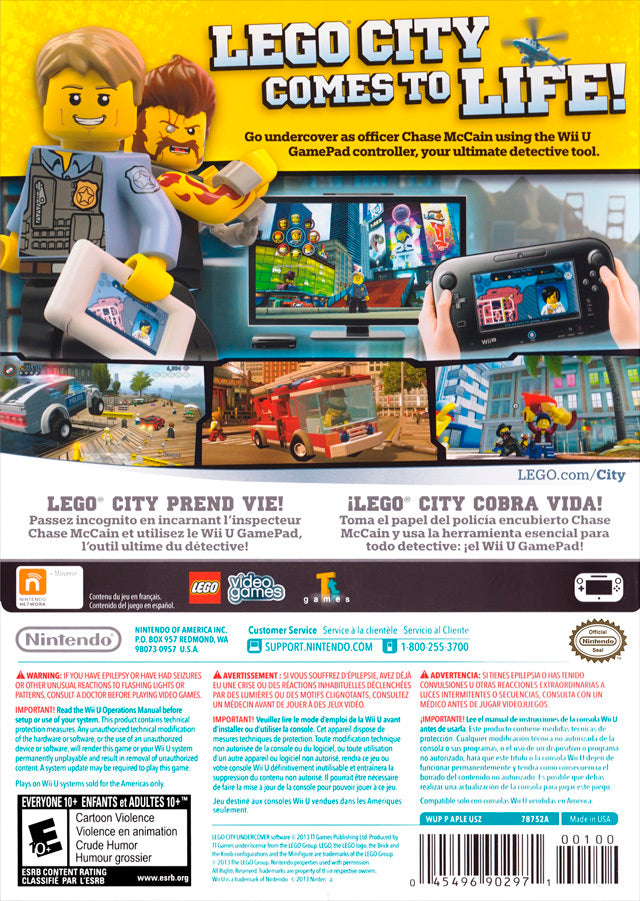 Lego city on the cover sale