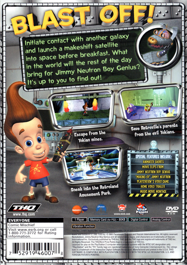 Jimmy neutron playstation clearance 2