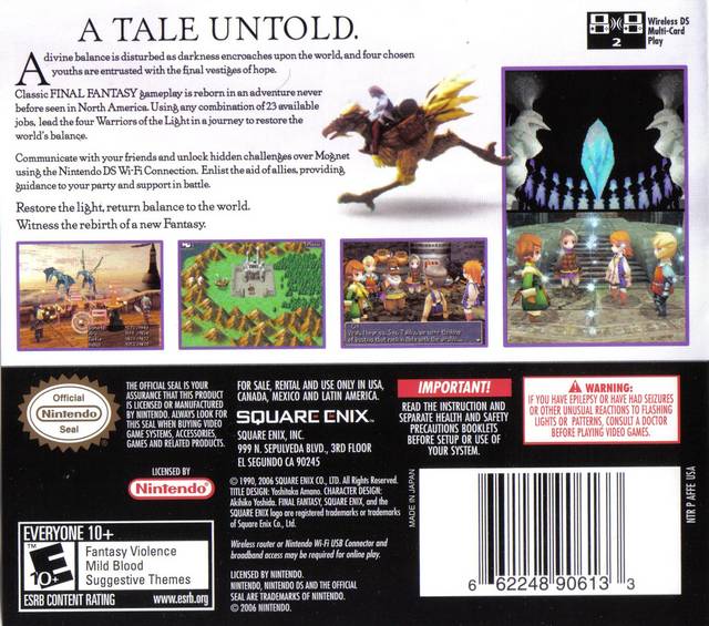 2024 Final Fantasy III on Nintendo DS