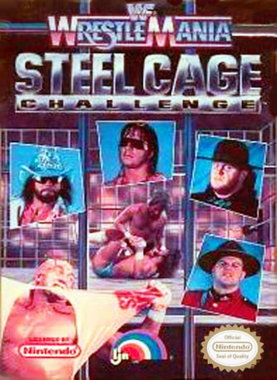 WWF WrestleMania: Steel Cage Challenge (NES, 1992) CIB Complete Game Box hot Manual