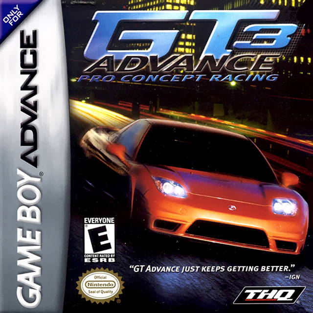 GT Advance 3: Pro Concept Racing - (GBA) Game Boy Advance Video Games THQ   