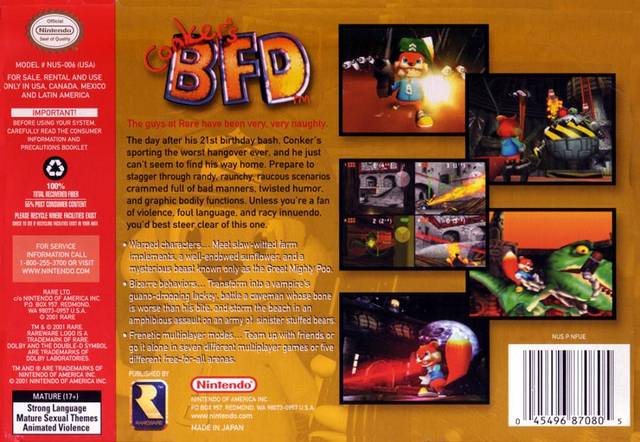 Conker's Bad Fur Day for Nintendo purchases 64