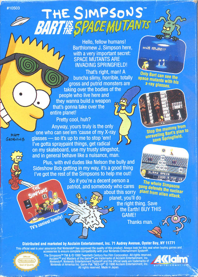 Bart simpson online nes game