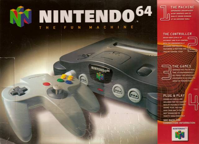 Nintendo on sale 64 black