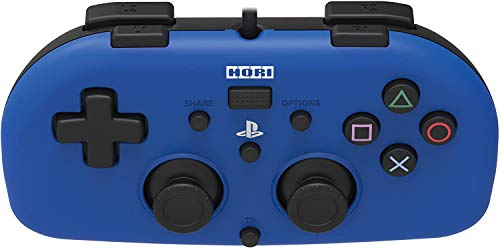 Hori SONY Licensed Wired Controller Light Small (Blue) - (PS4