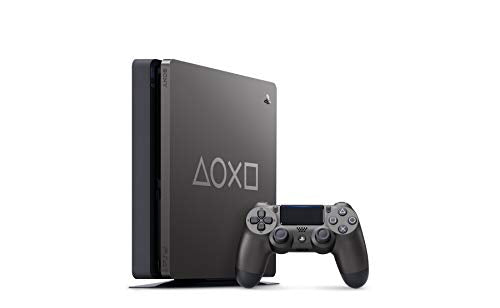 SONY PlayStation 4 Slim 1TB Limited Edition Console (Days of Play Bundle) (Steel Black) - (PS4) PlayStation 4 Consoles PlayStation   