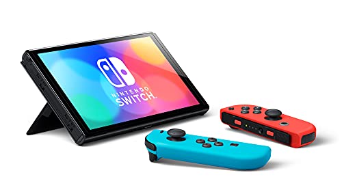 Nintendo Switch OLED Model (Neon Red & Neon Blue Set) - (NSW) Nintendo Switch CONSOLE Nintendo   