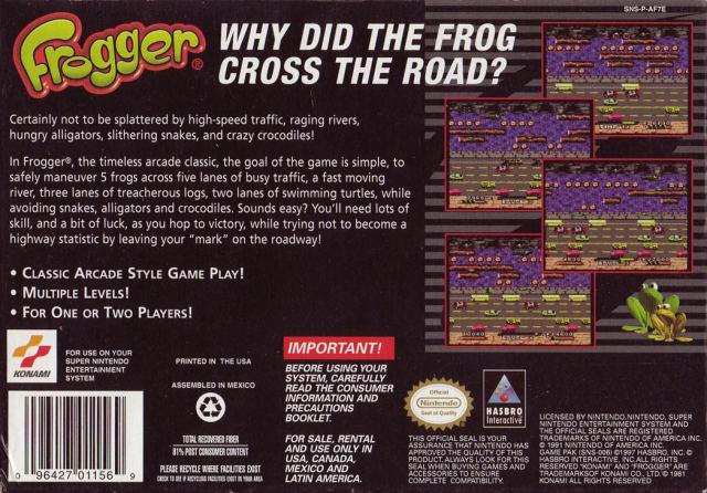 Super nintendo frog best sale game