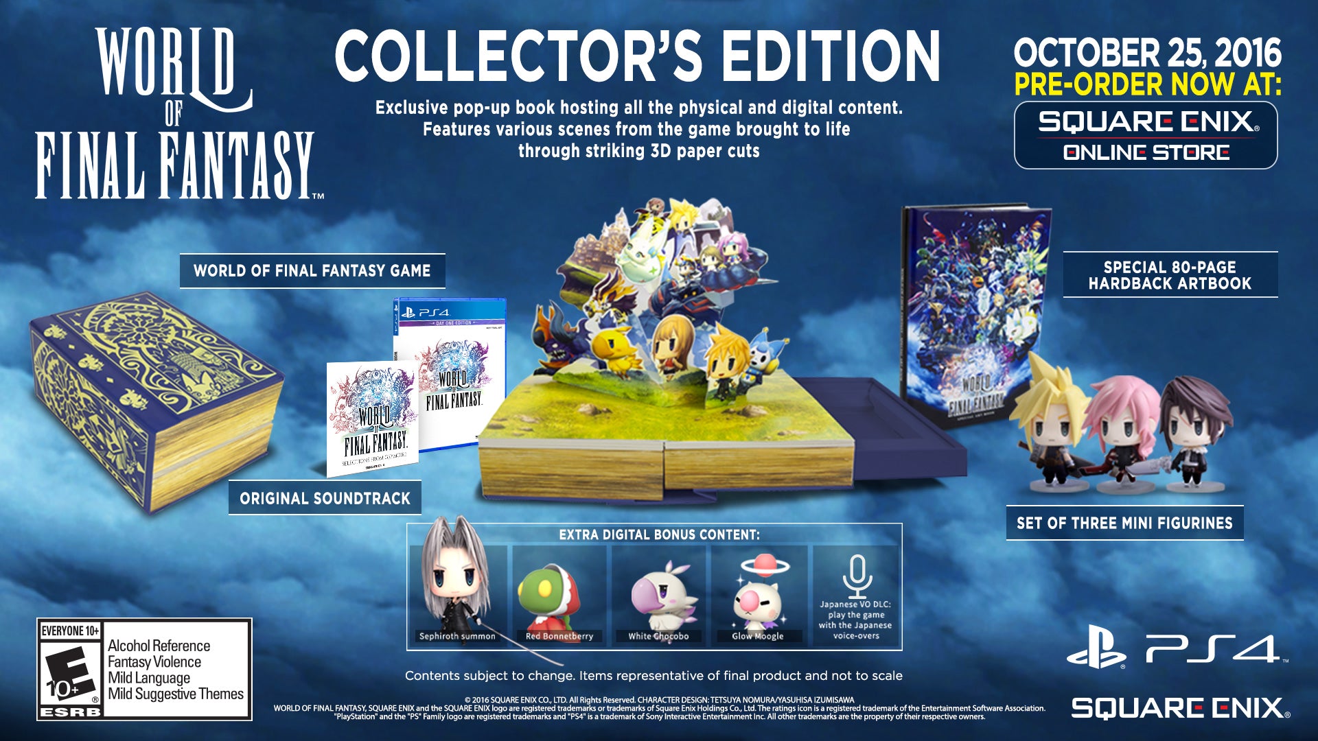 World of Final Fantasy newest Collector's Edition For Playstation 4