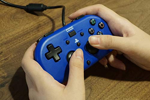 Hori SONY Licensed Wired Controller Light Small (Blue) - (PS4) PlayStation 4 Accessories HORI   