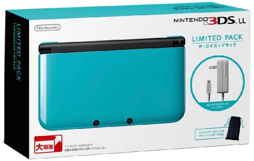 Nintendo 3DS LL Limited Pack Turquoise X Black - Nintendo 3DS ( Japanese  Import )