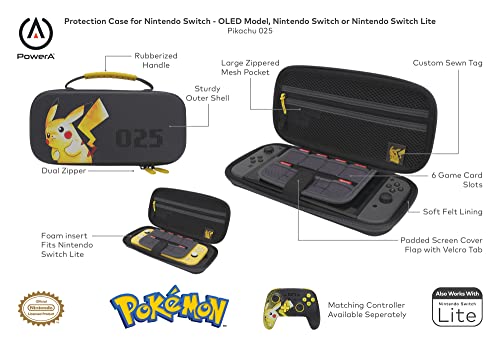 PowerA Protection Case (Pikachu 025) - (NSW) Nintendo Switch Accessories PowerA   