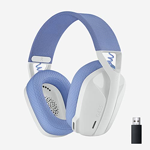 Logitech G435 Wireless Bluetooth Gaming Headset (White) - (PS4) Playstation 4 Accessories Logitech G   