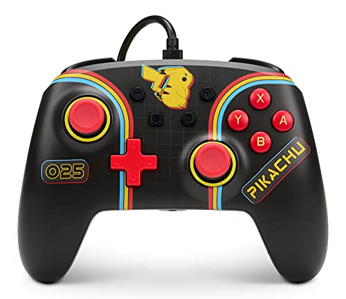 PowerA Enhanced Wired Controller (Pikachu Arcade) - (NSW) Nintendo Switch Accessories PowerA   