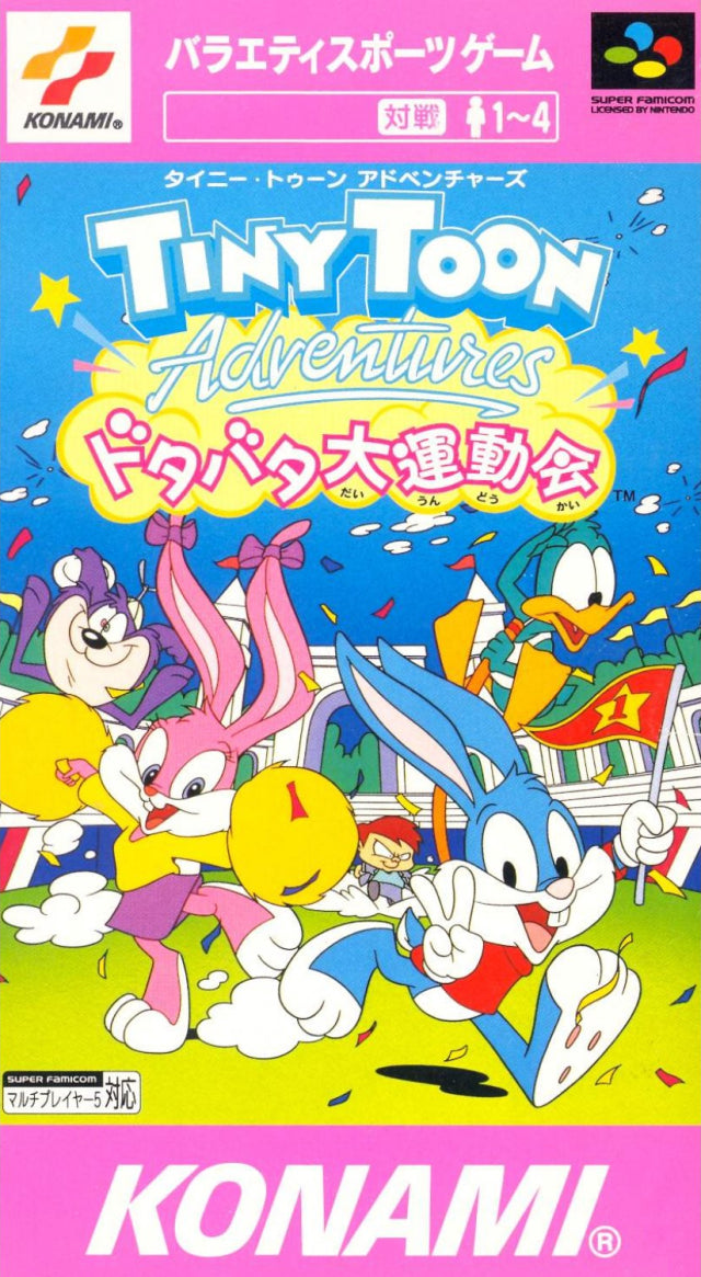 Tiny Toon Adventures: Dotabata Daiundoukai - (SFC) Super Famicom  [Pre-Owned] (Japanese Import)