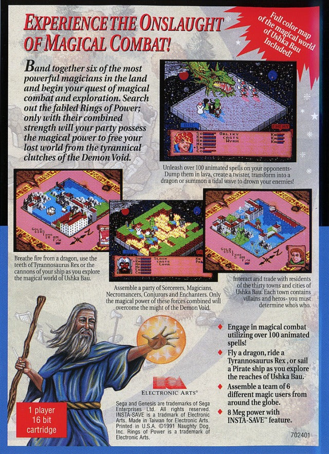 Rings of Power for Sega shops Genesis