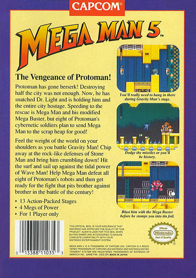 Mega man store 5 nes price