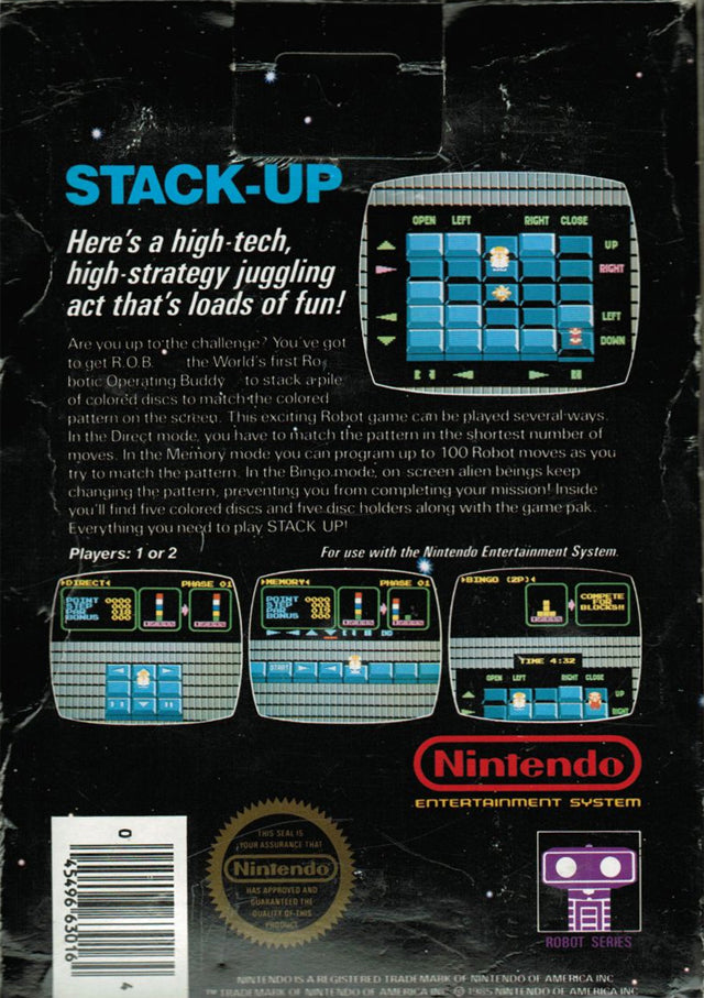 Stack-up Nintendo NES high quality Stack Up