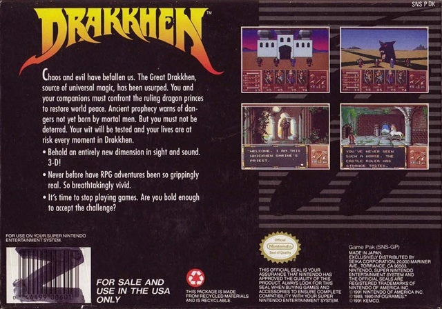 Drakkhen super deals nintendo