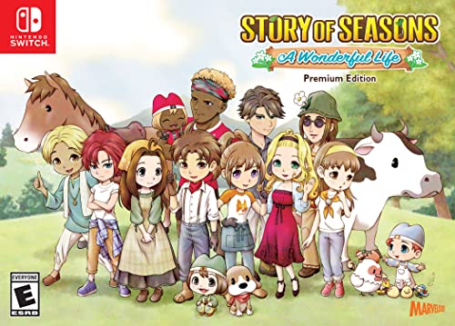 Story of Seasons: A Wonderful Life (Premium Edition) - (NSW) Nintendo Switch Video Games Xseed   