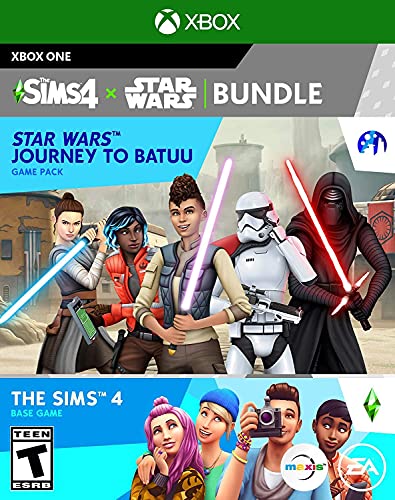 The Sims 4 Plus Star Wars Journey to Batuu Bundle - (XB1) Xbox One Video Games Electronic Arts   