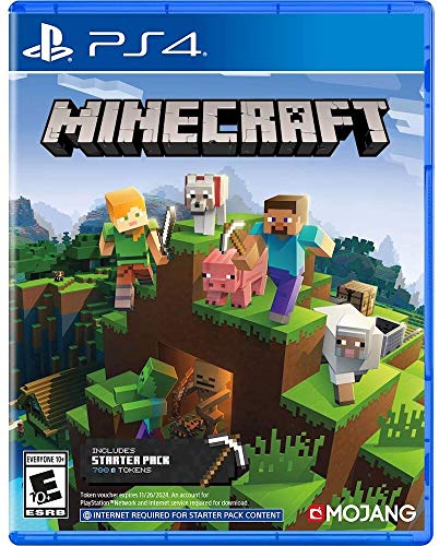 Minecraft Starter Pack - (PS4) PlayStation 4 Video Games PlayStation   