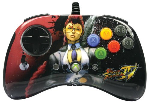 Mad Catz Xbox 360 Street Fighter IV Wired FightPad (C. Viper) - Xbox 360