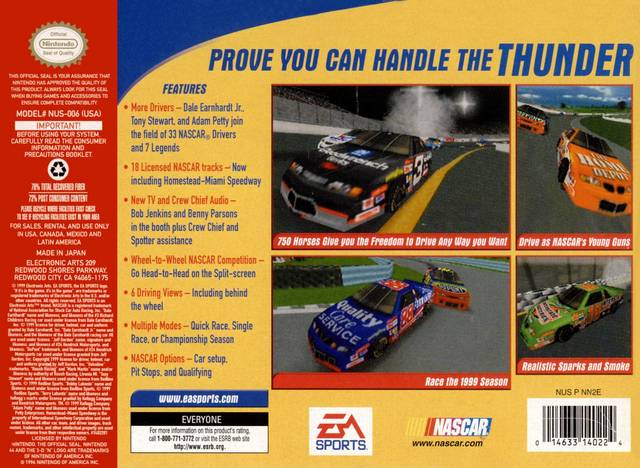 Nascar 2000 hot N64