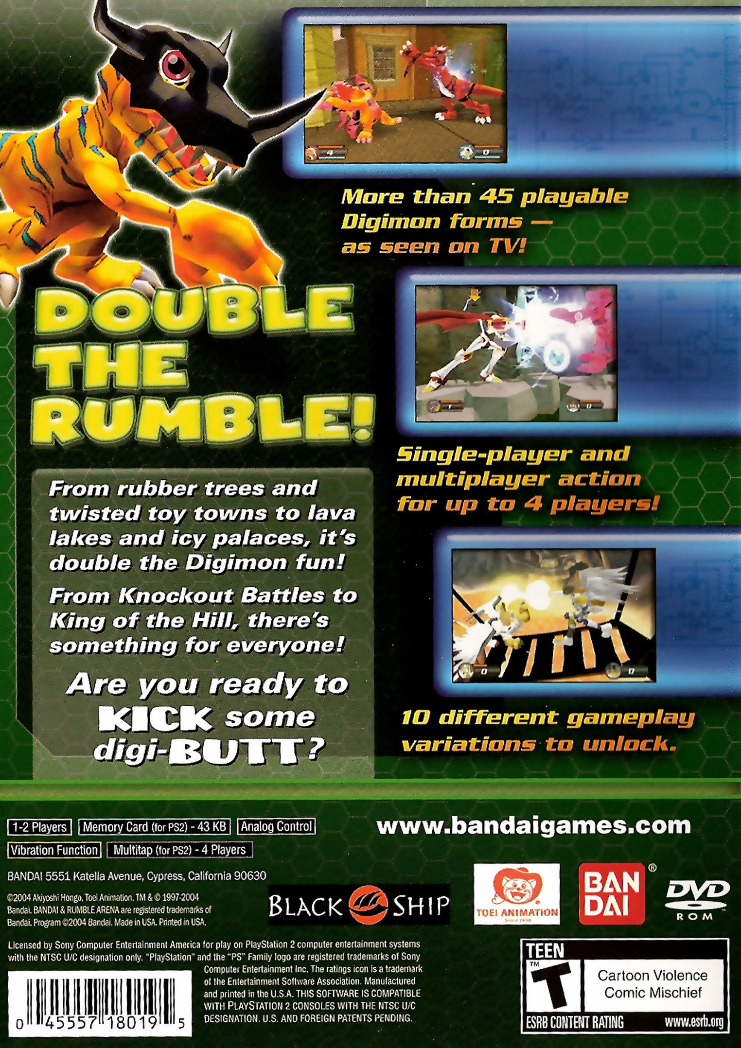 Digimon Rumble Arena 2 for store Nintendo GameCube SHIPS SAME DAY