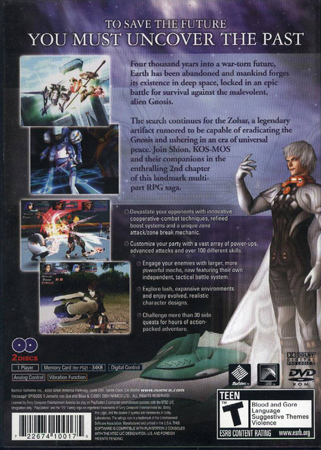 Xenosaga 2 Jenseits von Gut top und Bose on Playstation 2