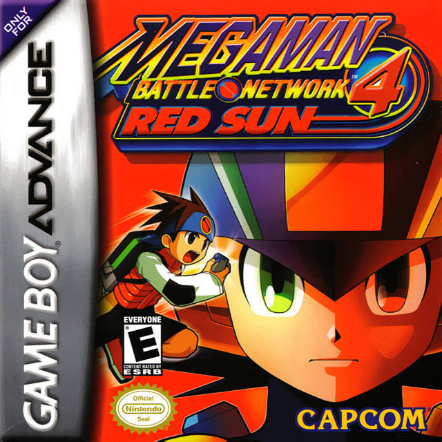 Mega Man Battle Network 4: Red Sun - (GBA) Game Boy Advance Video Games Capcom   