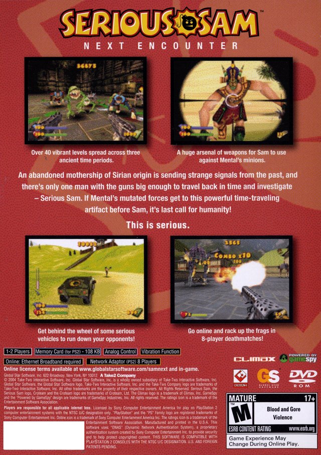 Serious Sam Next Encounter For Playstation high quality 2 SEALED