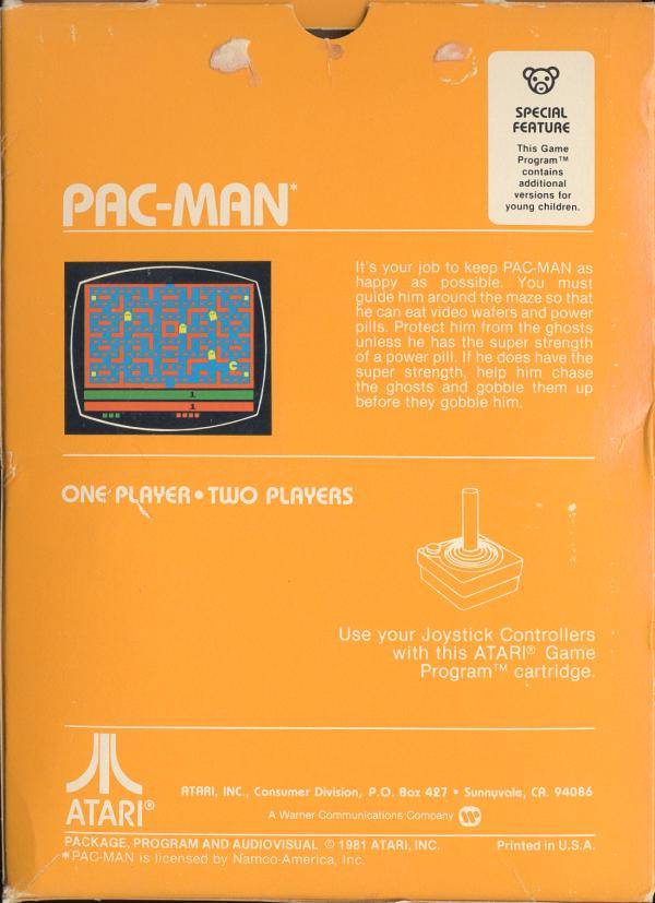 Atari 2600 Pac Man Game in outlet Box