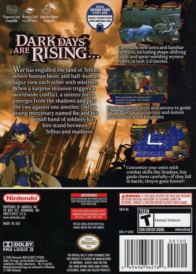 Official Nintendo Power Fire Emblem: Path of Radiance Player's cheapest Guide