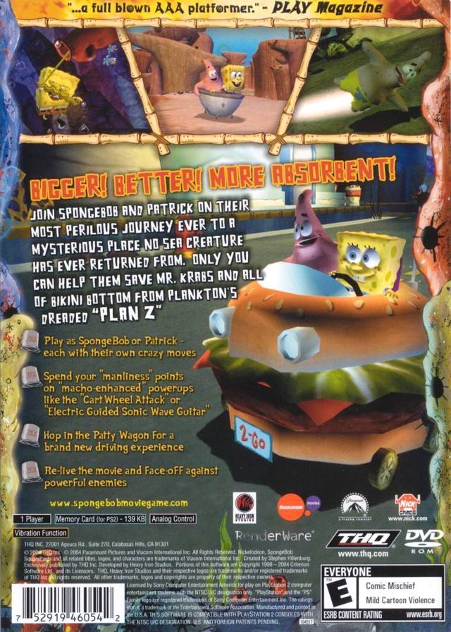 Spongebob video hot sale games ps3