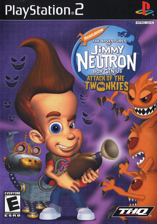 The Adventures of Jimmy Neutron Boy Genius: Attack of the Twonkies - (PS2) PlayStation 2 [Pre-Owned] Video Games THQ   