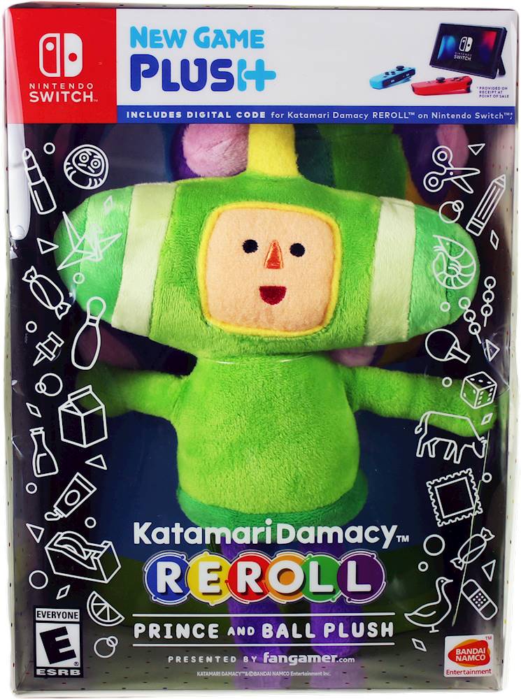 Katamari Damacy Reroll ( Digital Game , Prince and Ball Plush ) - Nintendo Switch Video Games BANDAI NAMCO Entertainment   