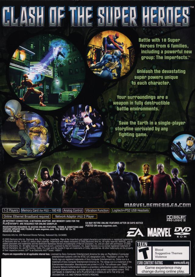 Marvel Nemesis: Rise of the Imperfects - (PS2) PlayStation 2 [Pre